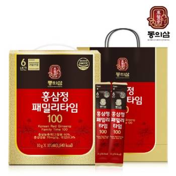 [동의삼] 홍삼정 패밀리타임 100 (10g*100포)  ★쇼핑백 포함★